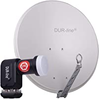 Los mejores  - DUR-line Select 75-80 Juego de antena de satélite [LNB- Multiconmutador]